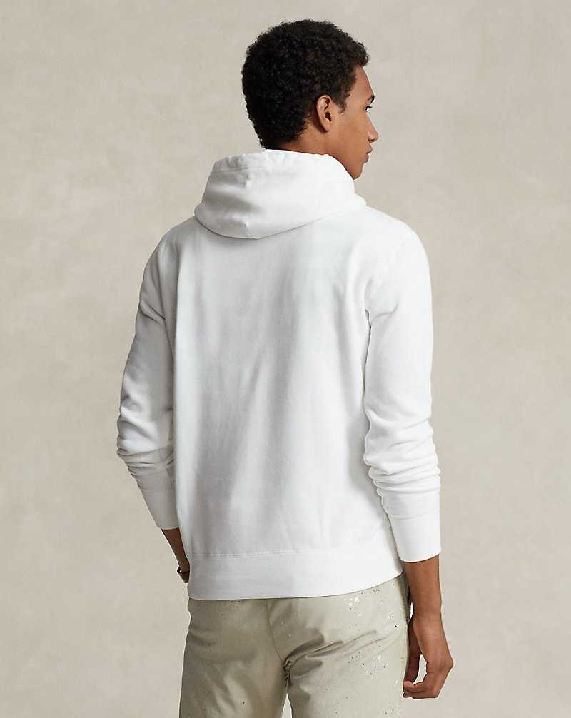 Sudadera con Capucha Ralph Lauren The RL Fleece Hombre Blancos | OVICBYH-15 - vista 4
