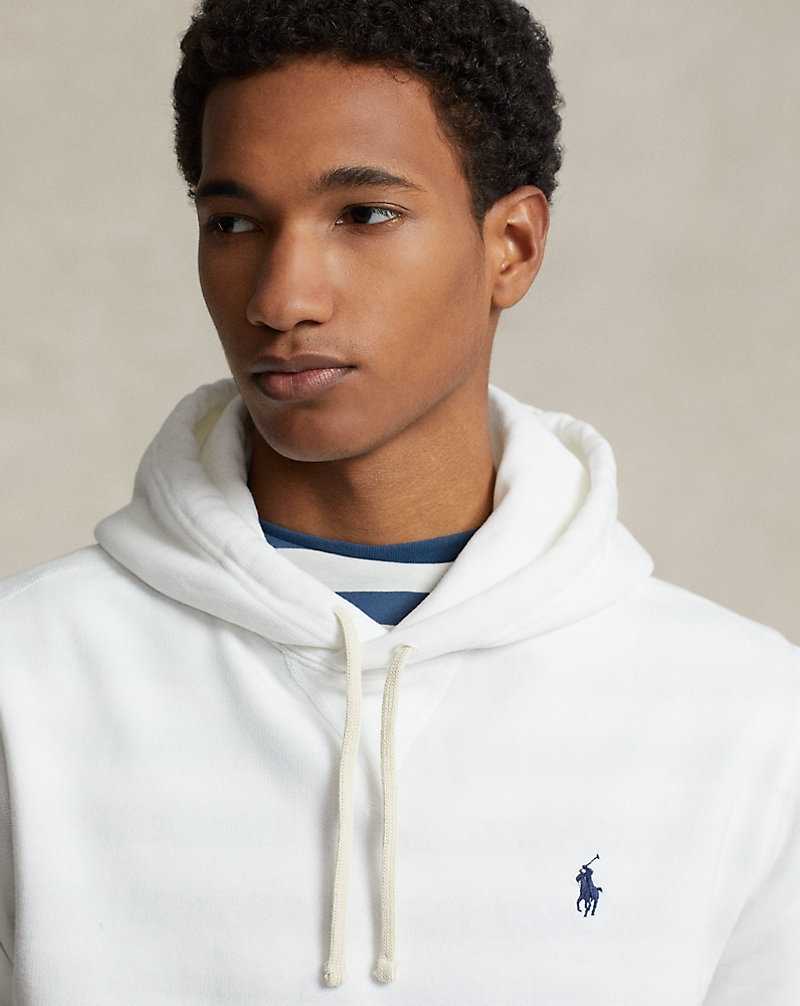 Sudadera con Capucha Ralph Lauren The RL Fleece Hombre Blancos | OVICBYH-15 - vista 5