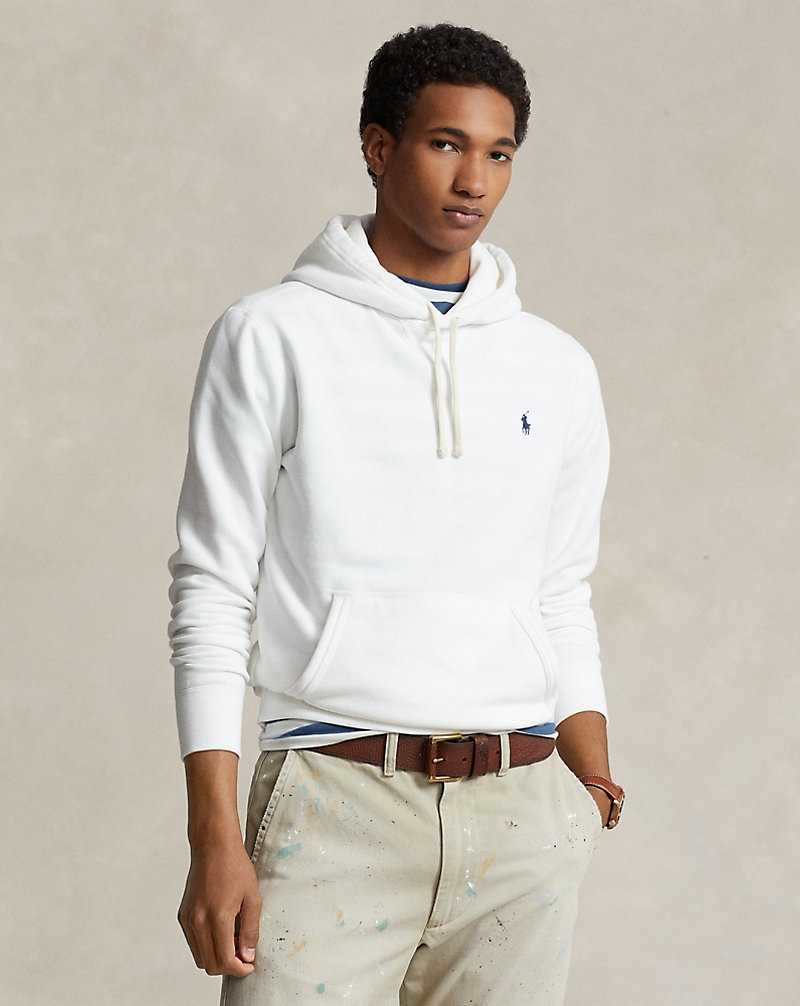 Sudadera con Capucha Ralph Lauren The RL Fleece Hombre Blancos | OVICBYH-15 - vista 1