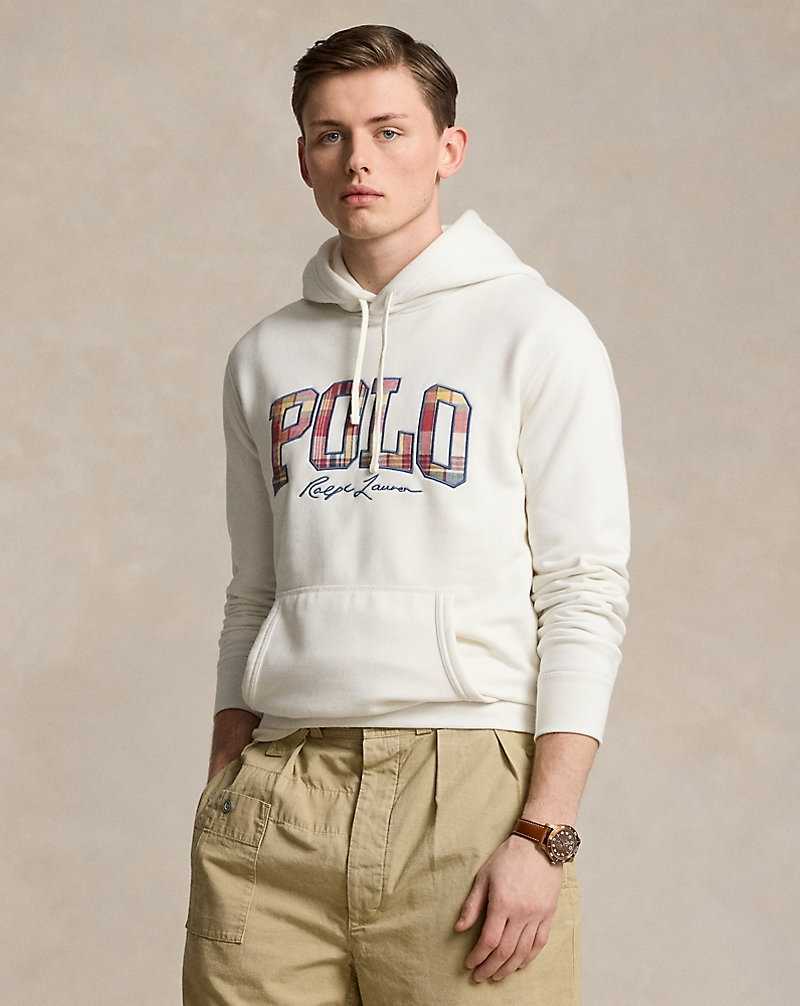 Sudadera con Capucha Ralph Lauren The RL Fleece Plaid-Logo Hombre Nevis | YHQZOAR-97 - vista 1