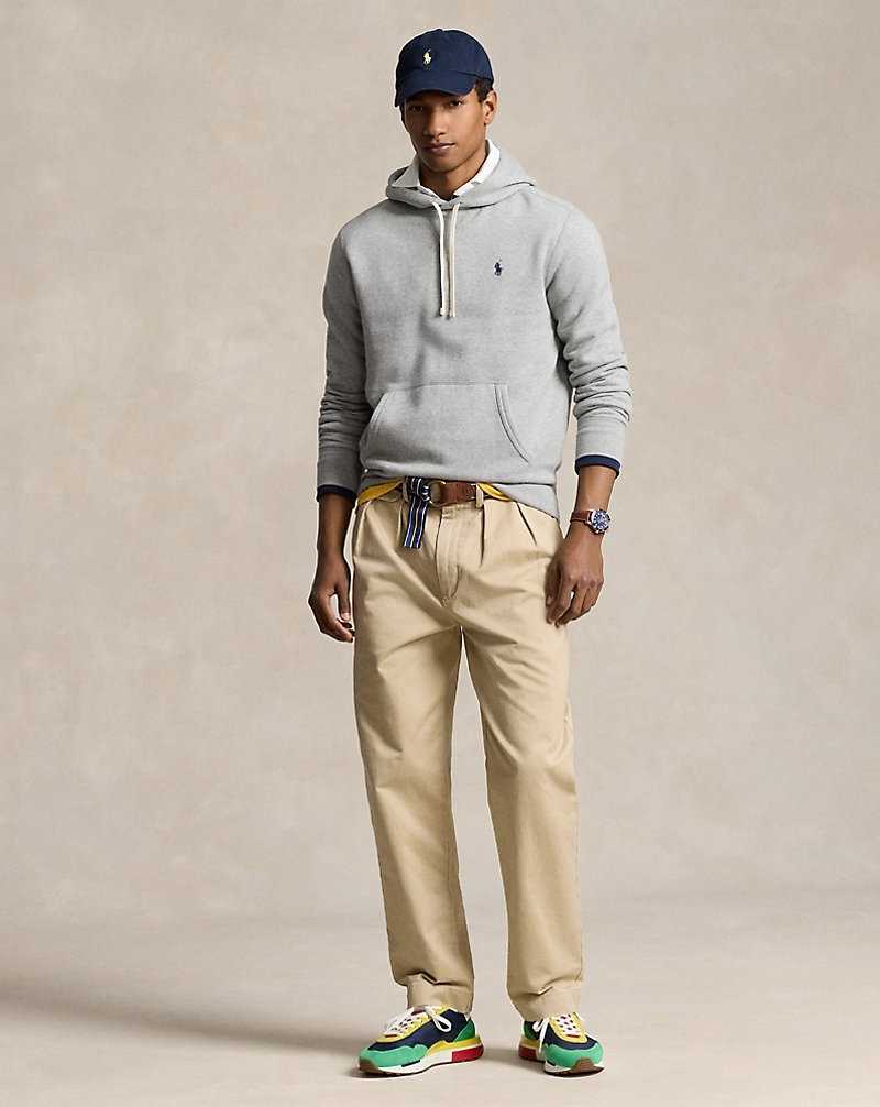 Sudadera con Capucha Ralph Lauren The RL Fleece Hombre Andover Heather | YTJDWSZ-75 - vista 3