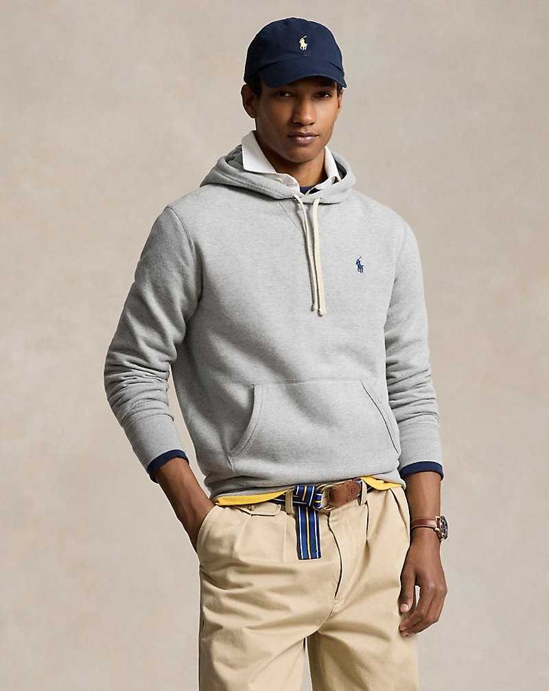 Sudadera con Capucha Ralph Lauren The RL Fleece Hombre Andover Heather | YTJDWSZ-75 - vista 1