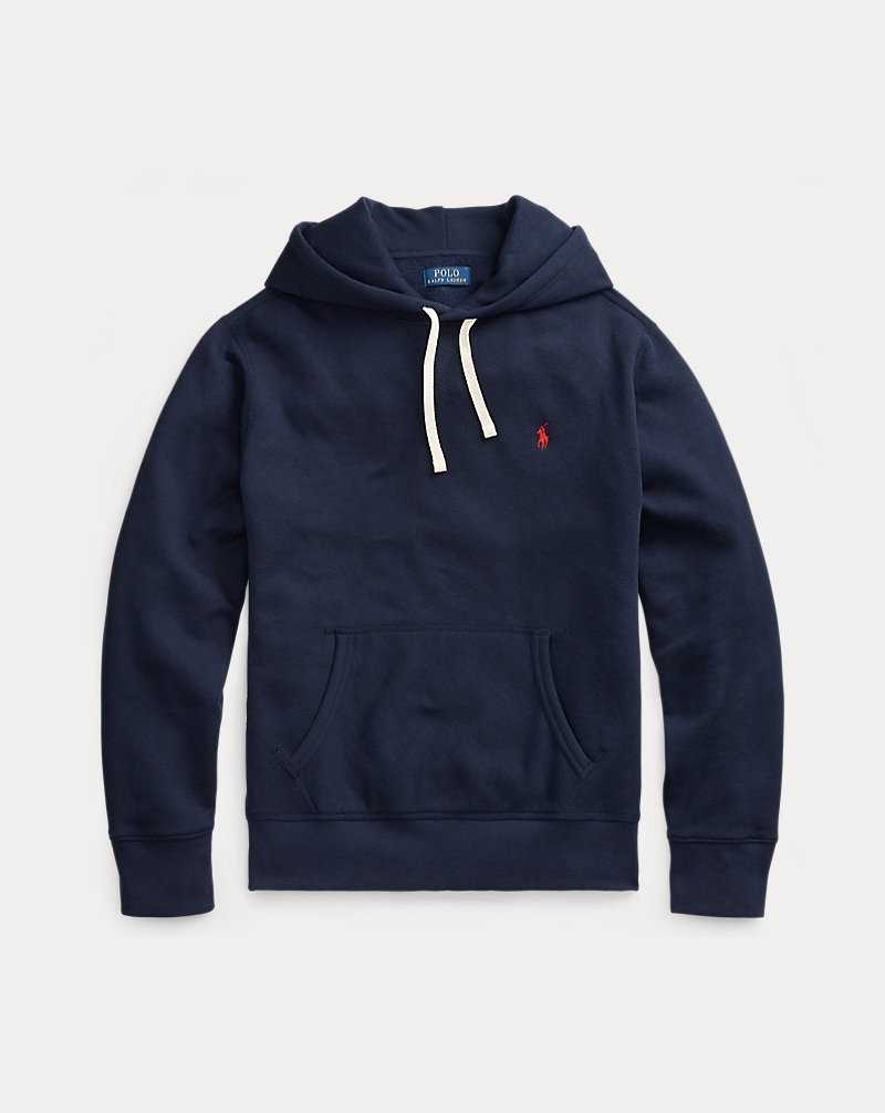 Sudadera con Capucha Ralph Lauren The RL Fleece Hombre Azul Marino | KQBFHTP-59 - vista 2
