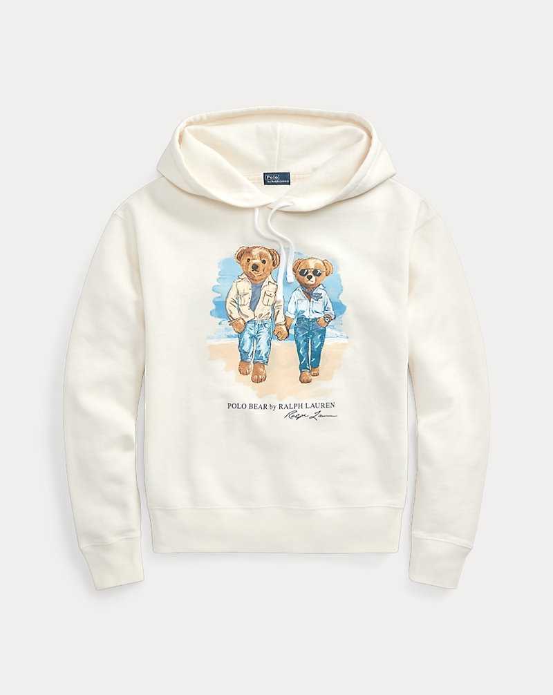 Sudadera con Capucha Ralph Lauren The Ralph Ricky Bear Fleece Mujer Nevis | VNWLAGX-62 - vista 2