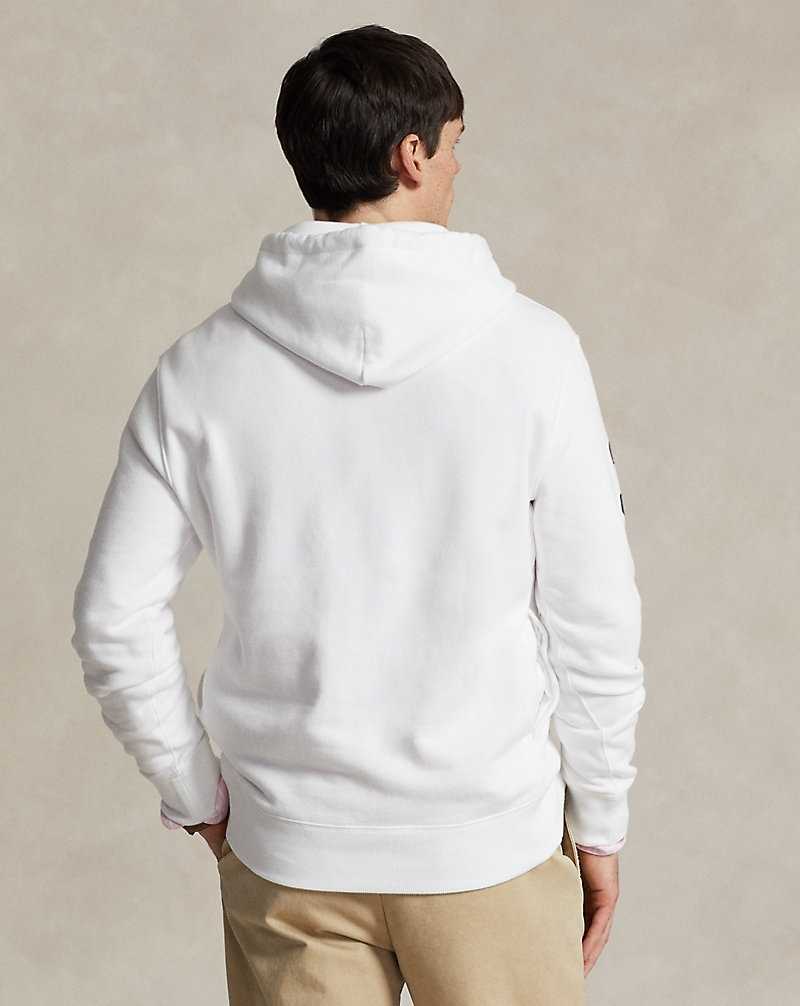 Sudadera con Capucha Ralph Lauren Triple-Pony Fleece Hombre Blancos | WKUVCNT-19 - vista 4