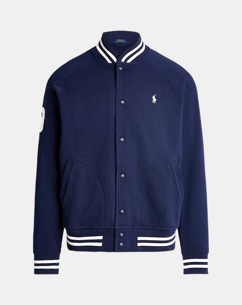 Sudadera con Capucha Ralph Lauren Triple-Pony Fleece Baseball Hombre Azul Marino | EQITJAX-49 - vista 2