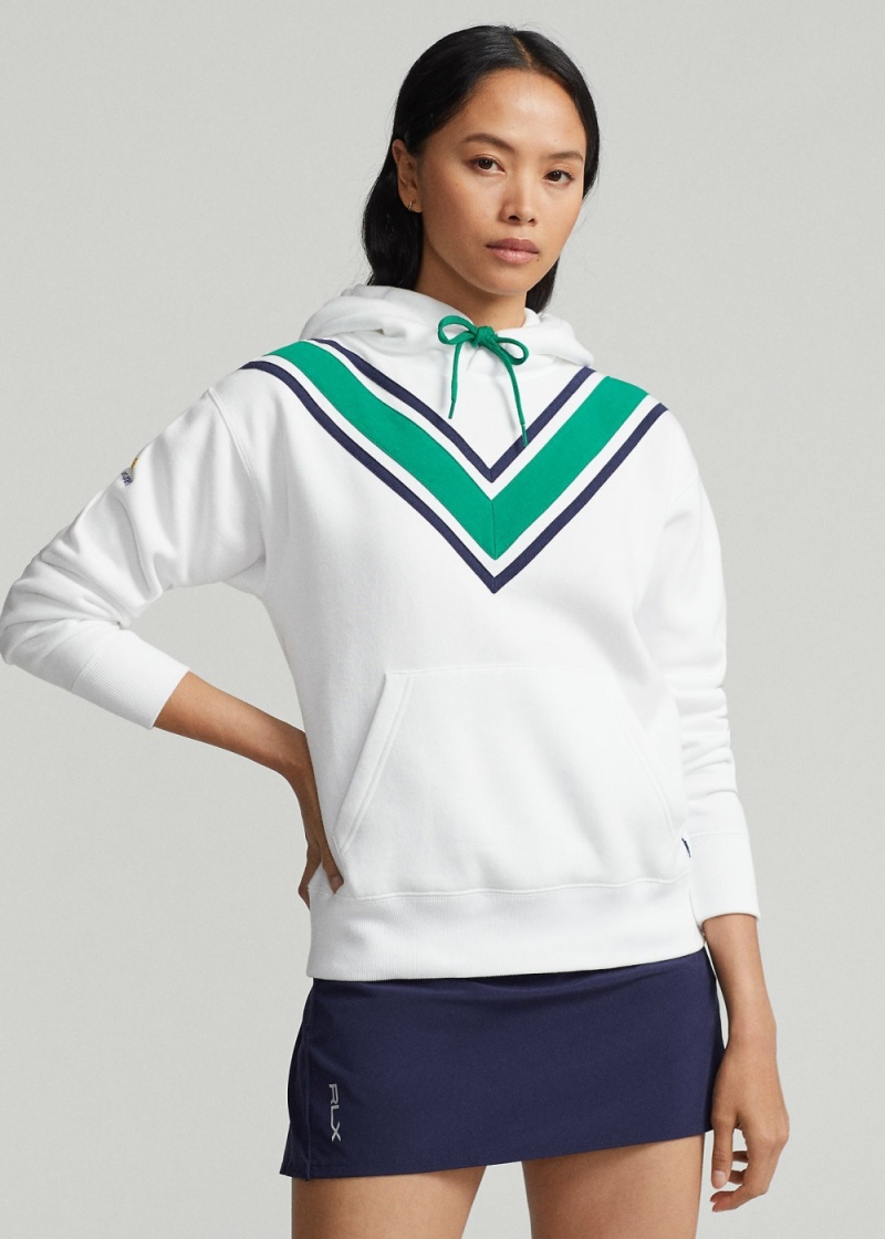 Sudadera con Capucha US Open Cricket Fleece Mujer Blancos | UHQX57318 - vista 1