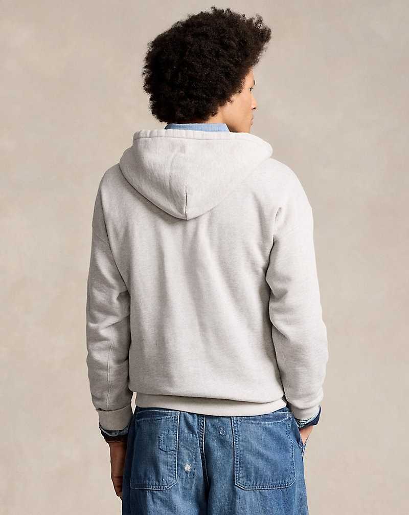 Sudadera con Capucha Ralph Lauren Vintage Fit Fleece Graphic Hombre Taylor Heather Marl | UYFXBRV-10 - vista 4