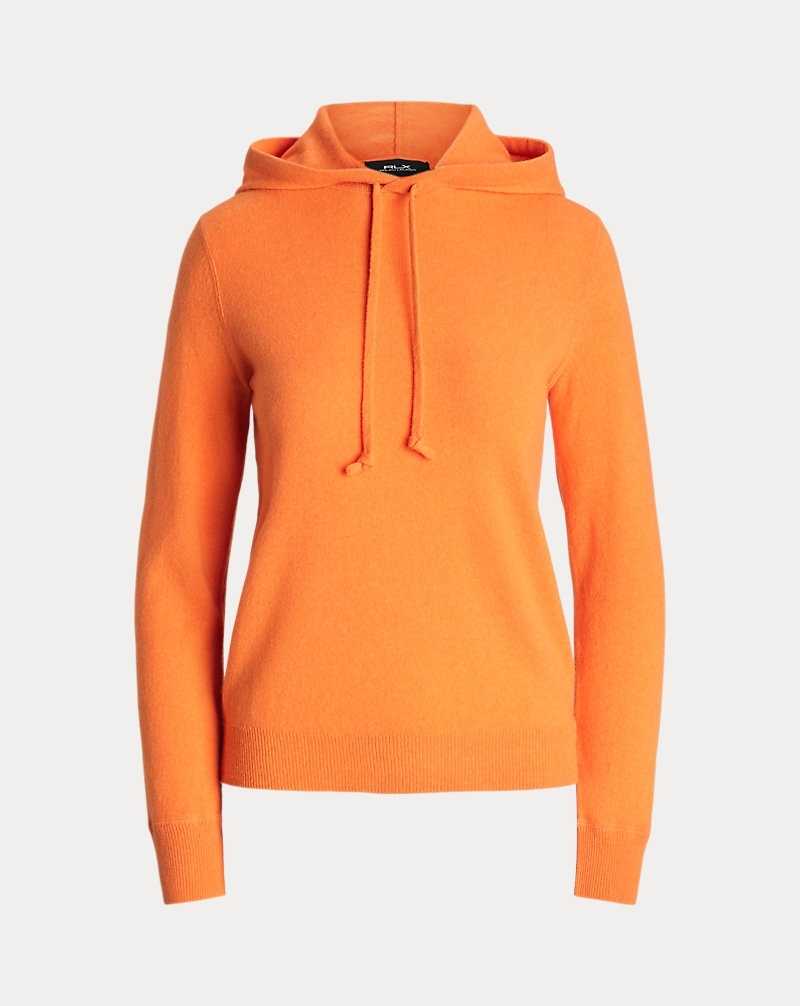 Sudadera con Capucha Ralph Lauren Washable Cashmere Mujer Naranjas | JBYDAXW-02 - vista 2