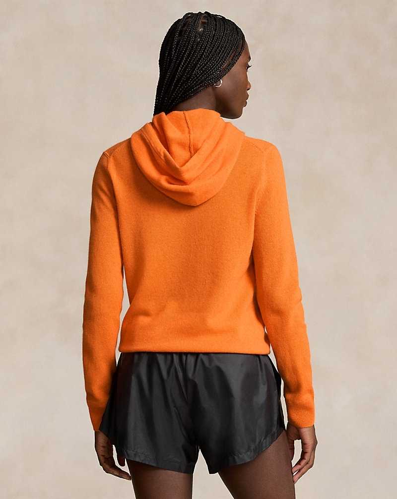 Sudadera con Capucha Ralph Lauren Washable Cashmere Mujer Naranjas | JBYDAXW-02 - vista 4