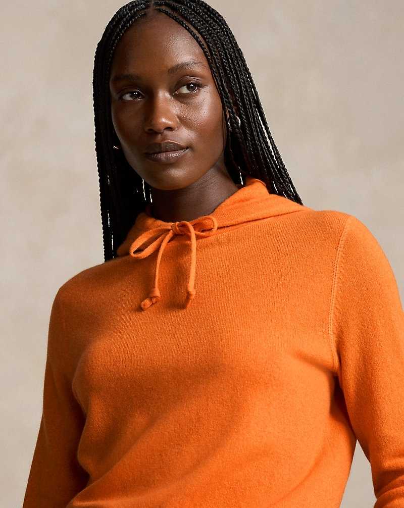 Sudadera con Capucha Ralph Lauren Washable Cashmere Mujer Naranjas | JBYDAXW-02 - vista 5