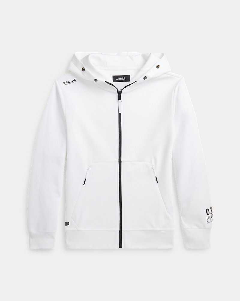 Sudadera con Capucha Ralph Lauren Water-Resistant Double-Knit Hombre Blancos | ZMJISDA-45 - vista 2