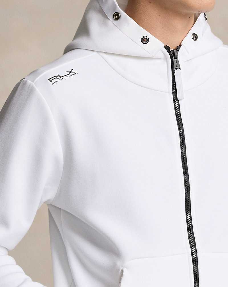 Sudadera con Capucha Ralph Lauren Water-Resistant Double-Knit Hombre Blancos | ZMJISDA-45 - vista 5