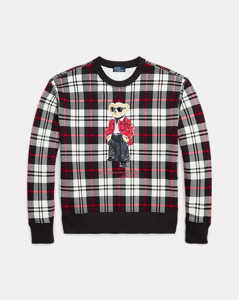 Sudaderas Ralph Lauren Bear Cotton-Blend Mujer Black/Cream/Red | CSPXURY-96 - vista 2
