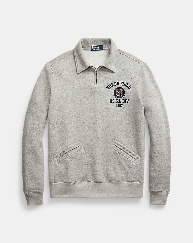 Sudaderas Ralph Lauren Fleece Collared Quarter-Zip Hombre Loft Heather | JWQLAUP-35 - vista 2