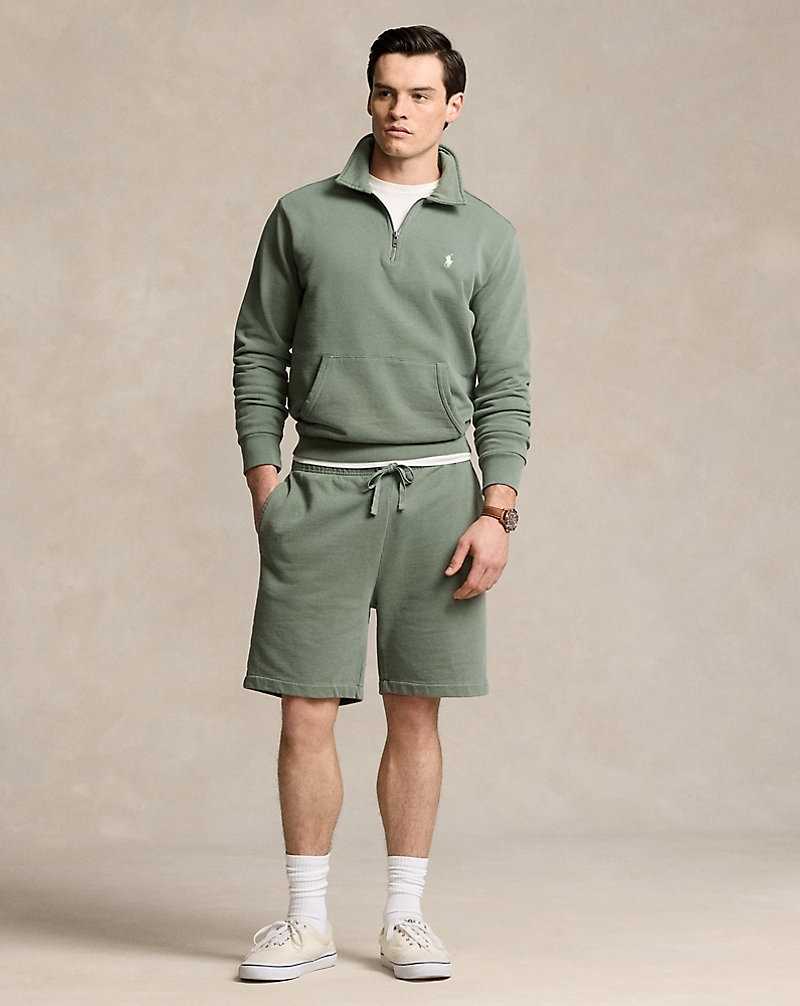 Sudaderas Ralph Lauren Loopback Fleece Quarter-Zip Hombre Verdes | SFVZXET-56 - vista 3