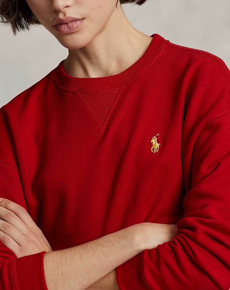 Sudaderas Ralph Lauren Lunar New Year Crewneck Mujer Rojos | OGXKABS-01 - vista 5