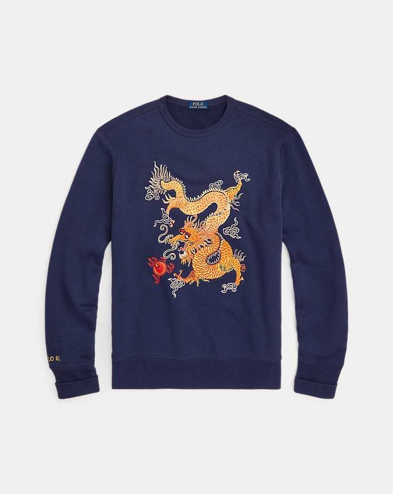 Sudaderas Ralph Lauren Lunar New Year Dragon Fleece Hombre Azules | PHKRMAW-78 - vista 2