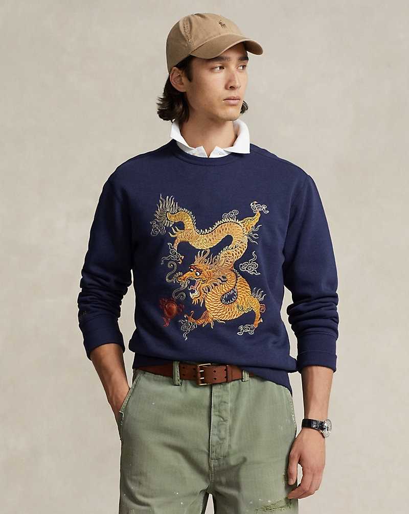 Sudaderas Ralph Lauren Lunar New Year Dragon Fleece Hombre Azules | PHKRMAW-78 - vista 1