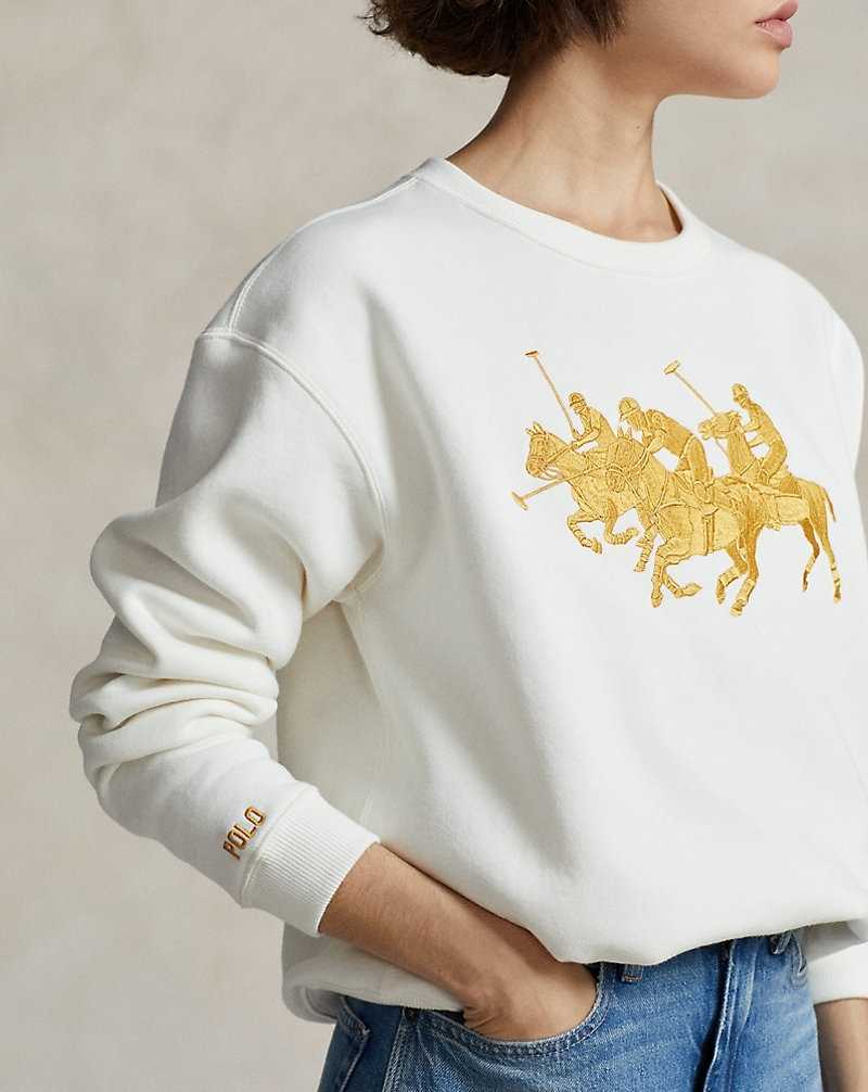 Sudaderas Ralph Lauren Lunar New Year Triple-Pony Mujer Nevis | GTNELHF-92 - vista 5