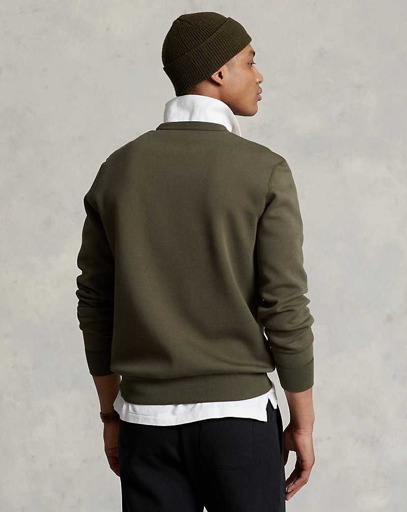 Sudaderas Ralph Lauren Marled Double-Knit Hombre Verde Oliva | SXQVCLB-46 - vista 4