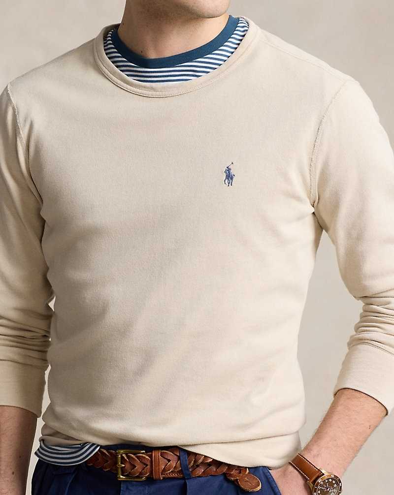Sudaderas Ralph Lauren Spa Terry Hombre Kaki | CIWNYDZ-72 - vista 5