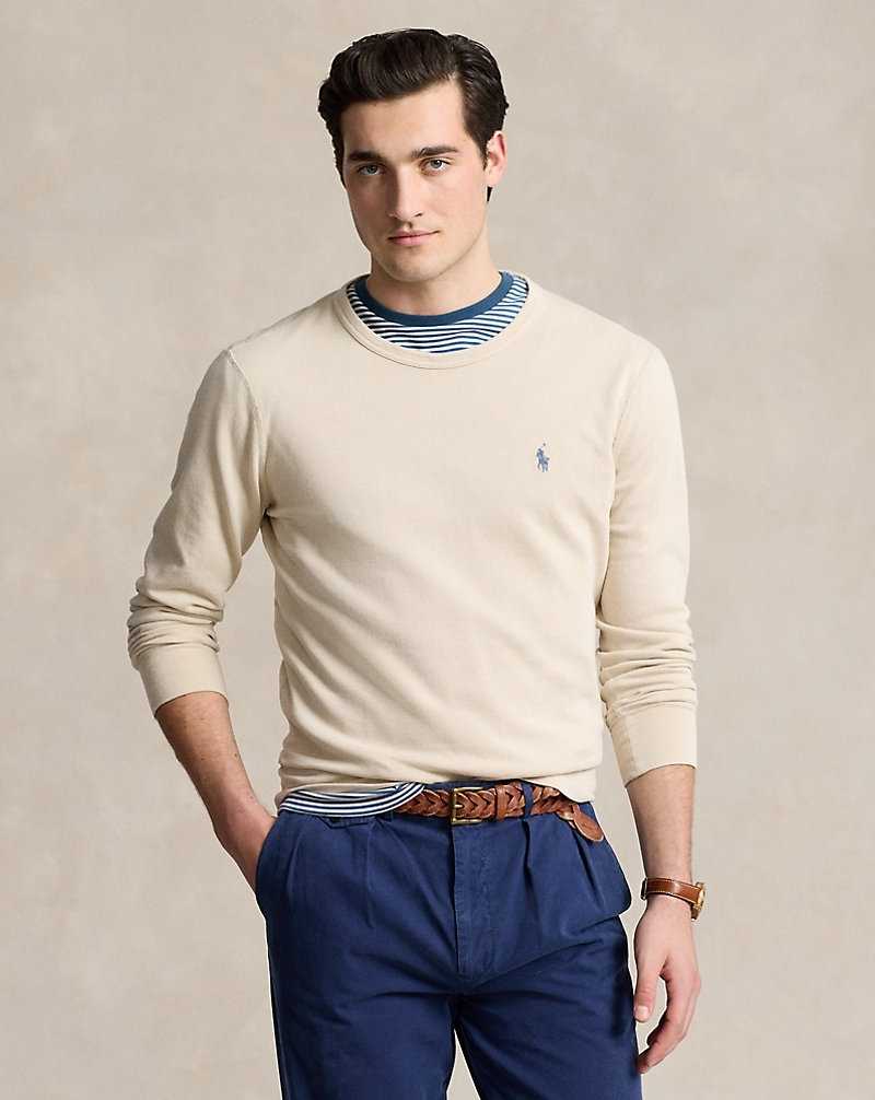 Sudaderas Ralph Lauren Spa Terry Hombre Kaki | CIWNYDZ-72 - vista 1