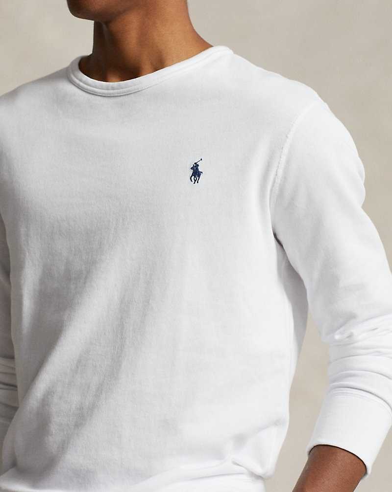 Sudaderas Ralph Lauren Spa Terry Hombre Blancos | WALRDVE-61 - vista 5