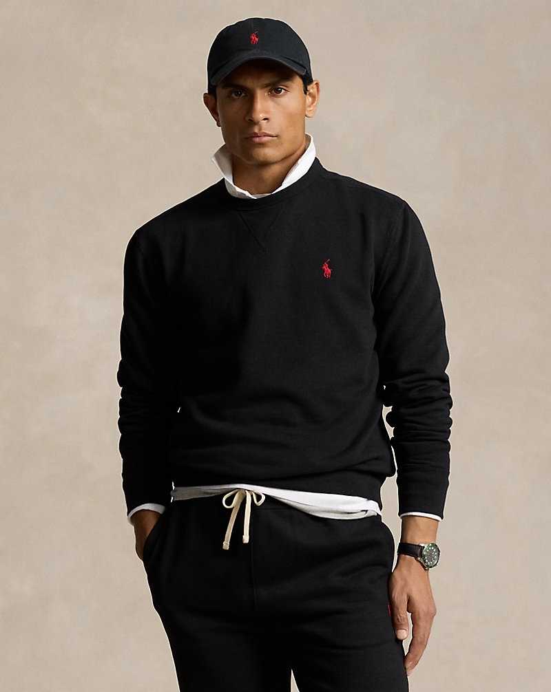 Sudaderas Ralph Lauren The RL Fleece Hombre Negros | TWOQPAU-10 - vista 1