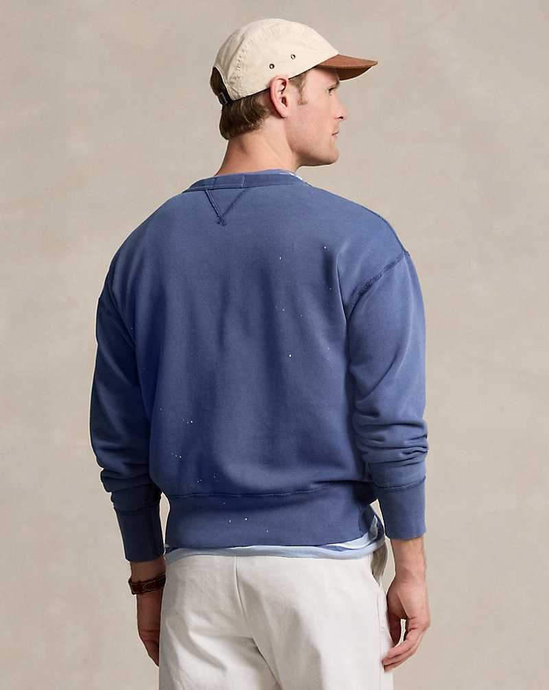 Sudaderas Ralph Lauren Vintage Fit Fleece Graphic Hombre Azules | JMGVOKE-89 - vista 4