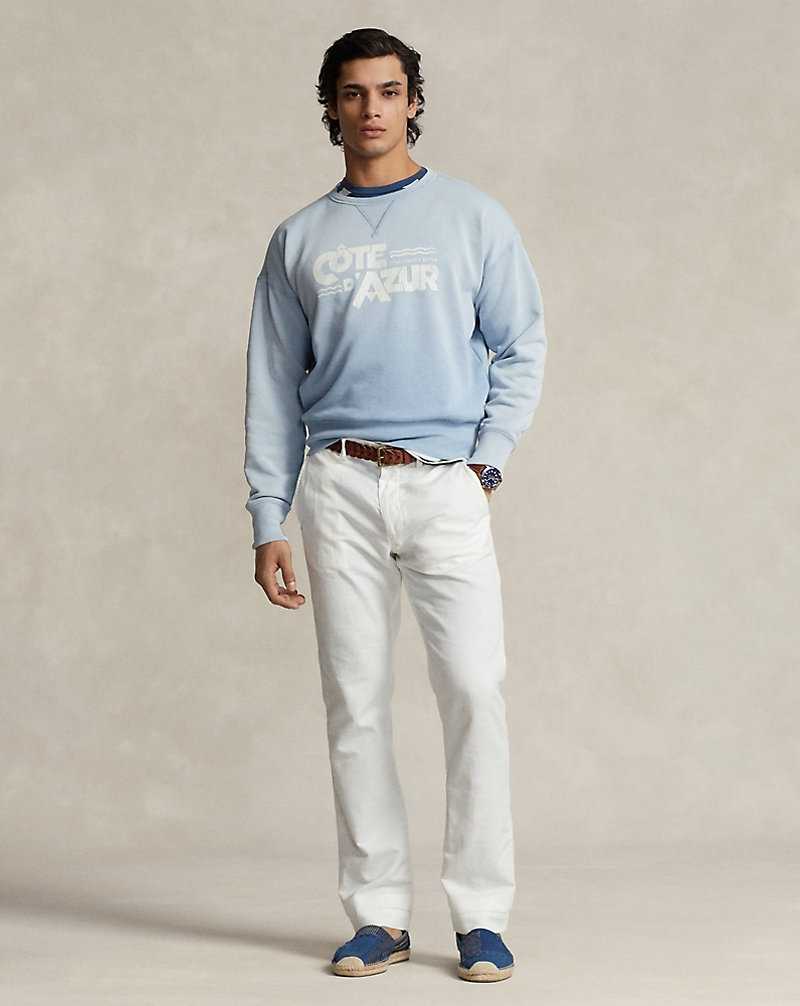 Sudaderas Ralph Lauren Vintage Fit Fleece Graphic Hombre Azules | BJUZLQF-96 - vista 3