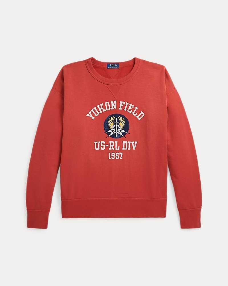 Sudaderas Ralph Lauren Vintage Fit Fleece Graphic Hombre New Brick | YNKQFWV-86 - vista 2