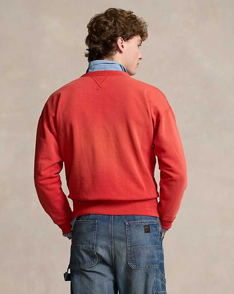 Sudaderas Ralph Lauren Vintage Fit Fleece Graphic Hombre New Brick | YNKQFWV-86 - vista 4