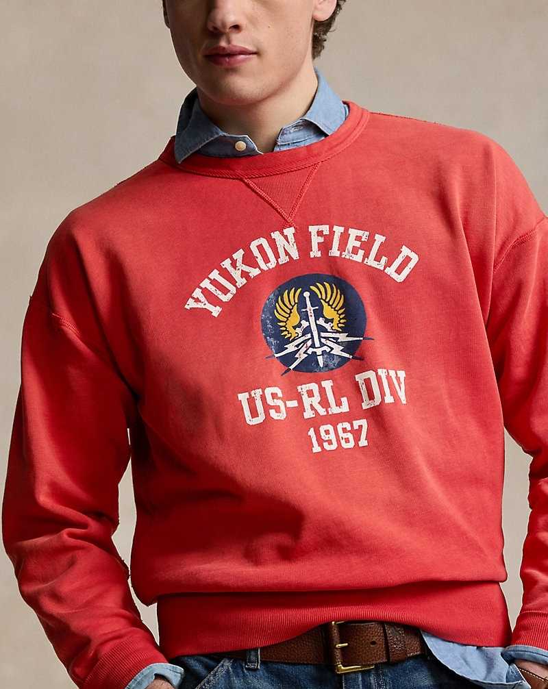 Sudaderas Ralph Lauren Vintage Fit Fleece Graphic Hombre New Brick | YNKQFWV-86 - vista 5