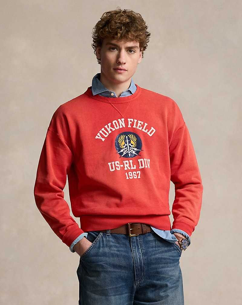 Sudaderas Ralph Lauren Vintage Fit Fleece Graphic Hombre New Brick | YNKQFWV-86 - vista 1
