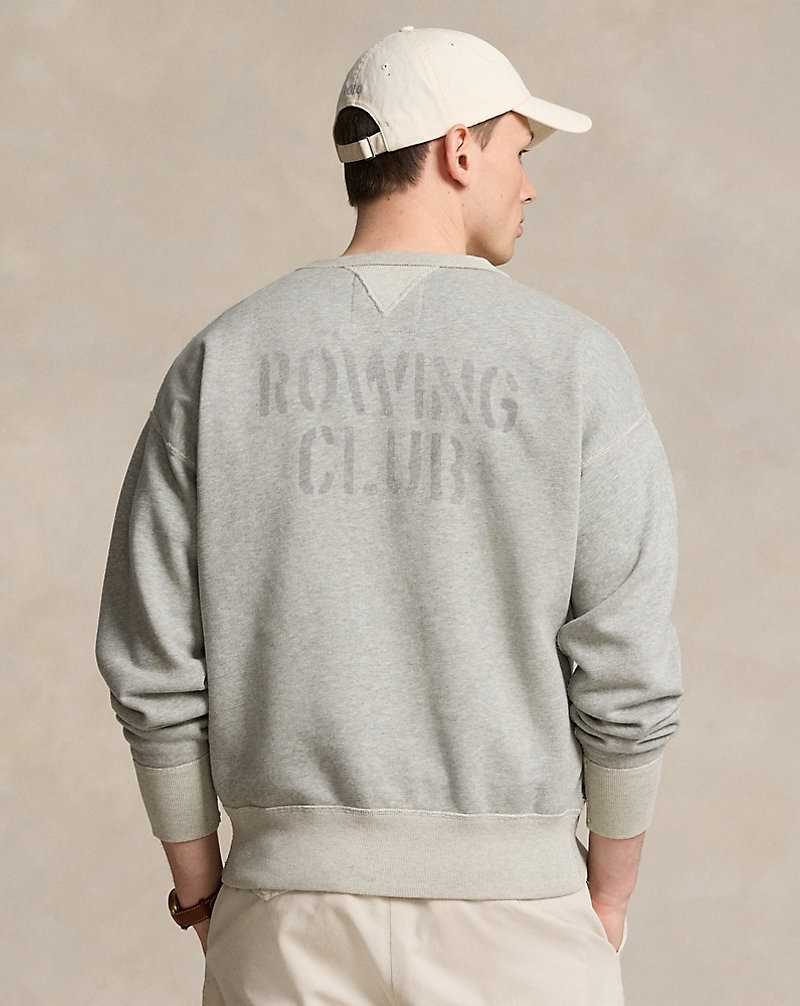 Sudaderas Ralph Lauren Vintage Fit Fleece Graphic Hombre Andover Heather | LXSMCGW-70 - vista 4