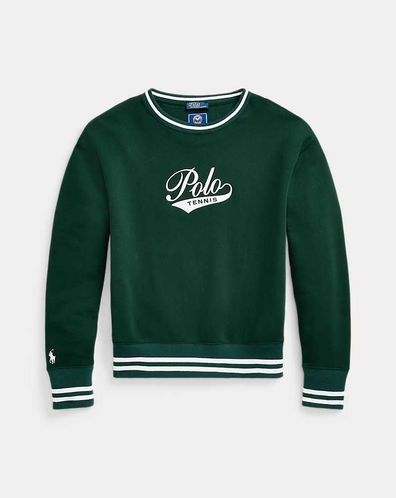Sudaderas Ralph Lauren Wimbledon Logo Fleece Mujer Moss Agate | STYUMKV-81 - vista 2