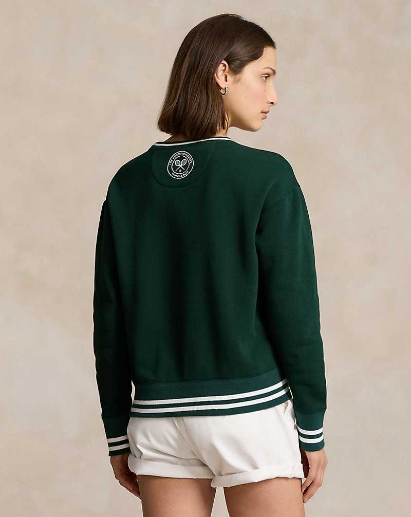 Sudaderas Ralph Lauren Wimbledon Logo Fleece Mujer Moss Agate | STYUMKV-81 - vista 4