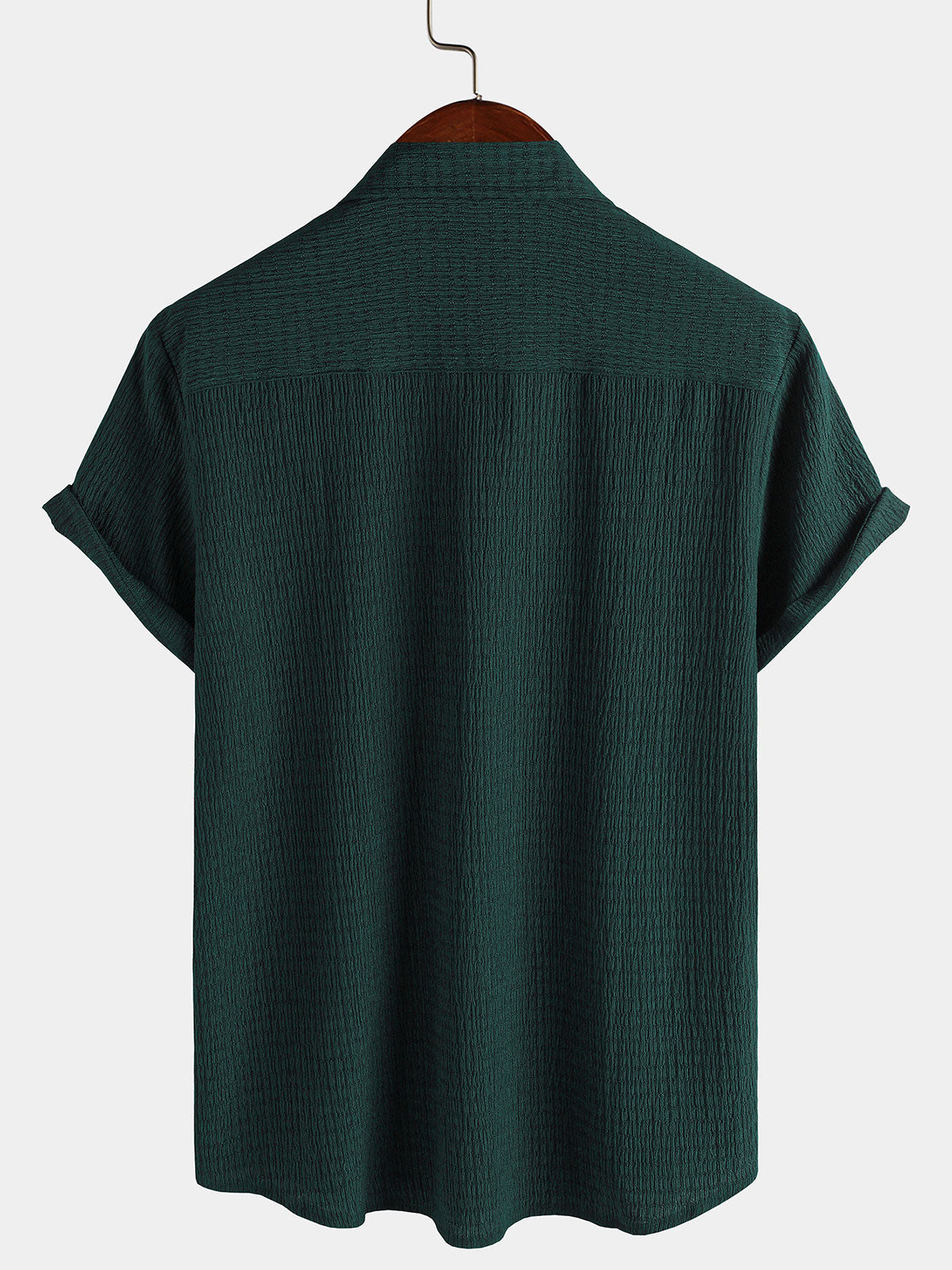Camisa Summer Pocket casual de manga corta para hombre