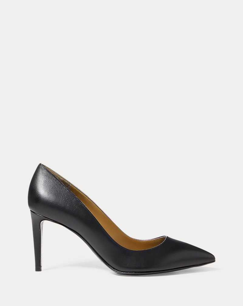 Tacones Ralph Lauren Armissa Calfskin Pump Mujer Negros | KNGRLJM-83 - vista 1
