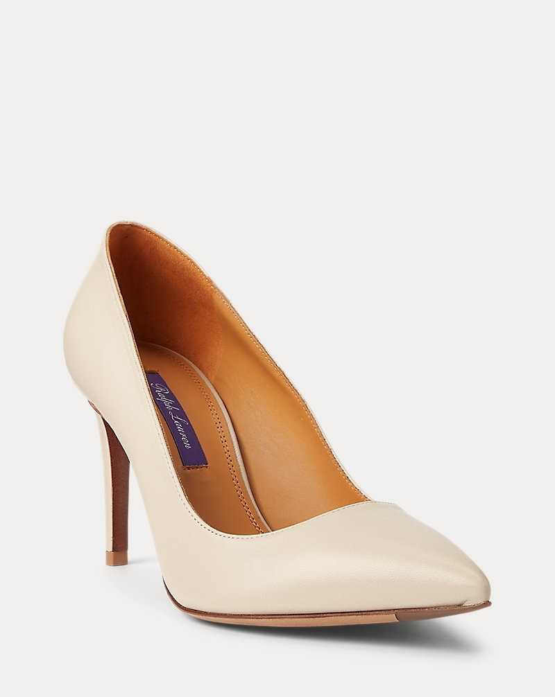 Tacones Ralph Lauren Armissa Nappa Lambskin Pump Mujer Fawn | ANEMSJV-51 - vista 2