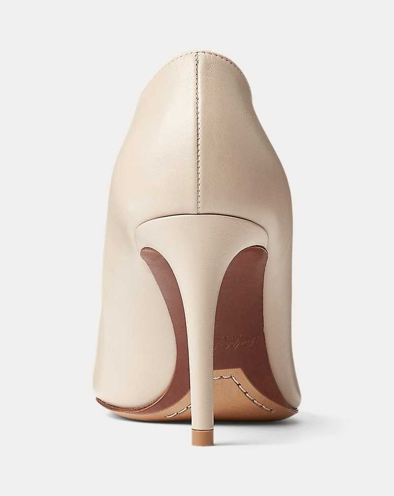 Tacones Ralph Lauren Armissa Nappa Lambskin Pump Mujer Fawn | ANEMSJV-51 - vista 3