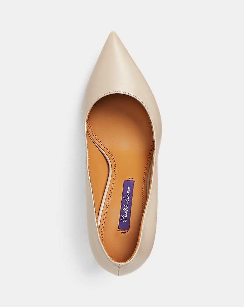 Tacones Ralph Lauren Armissa Nappa Lambskin Pump Mujer Fawn | ANEMSJV-51 - vista 4