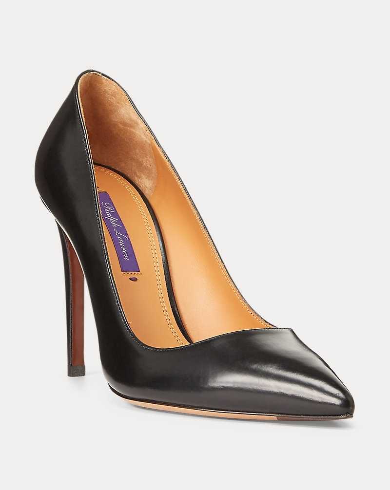 Tacones Ralph Lauren Celia Calfskin Pump Mujer Negros | SOXAUIQ-37 - vista 2