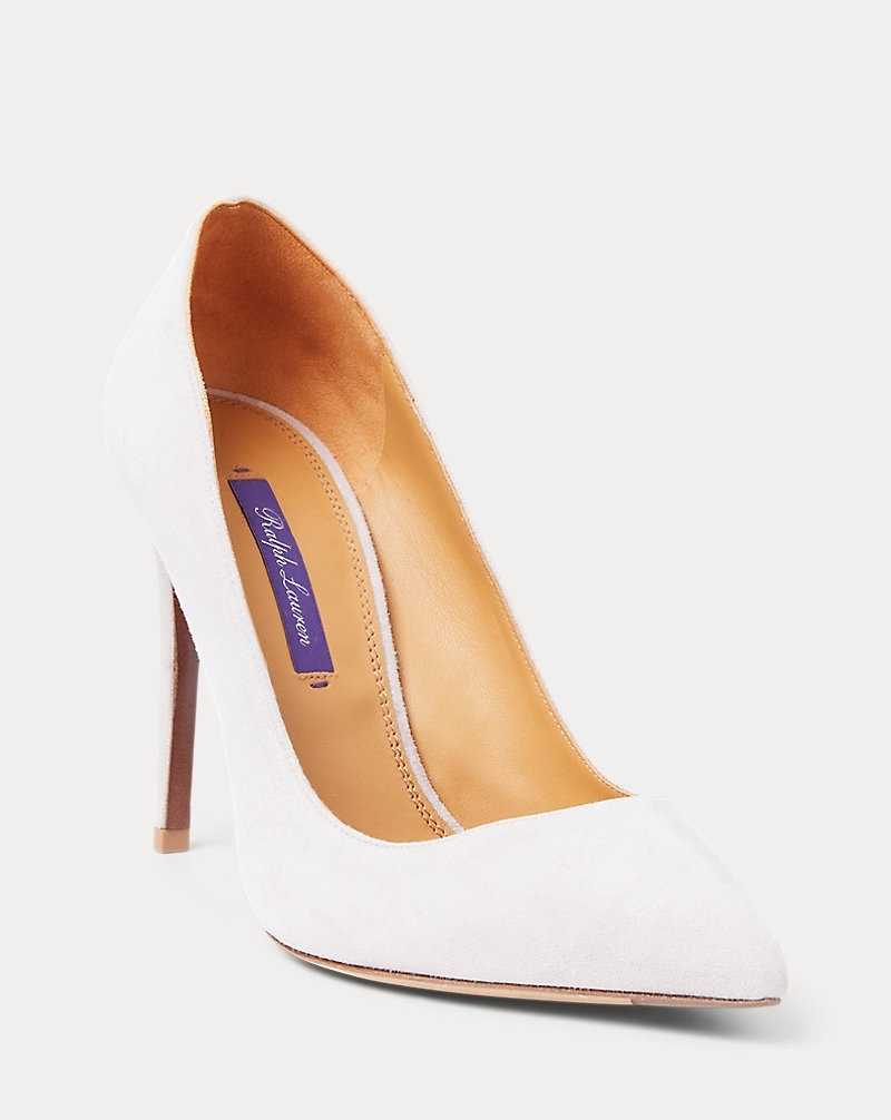 Tacones Ralph Lauren Celia Goat-Suede Pump Mujer Mauve | IDOHMUY-85 - vista 2