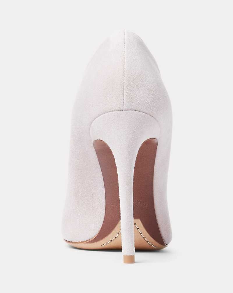 Tacones Ralph Lauren Celia Goat-Suede Pump Mujer Mauve | IDOHMUY-85 - vista 3