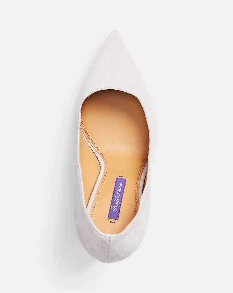 Tacones Ralph Lauren Celia Goat-Suede Pump Mujer Mauve | IDOHMUY-85 - vista 4