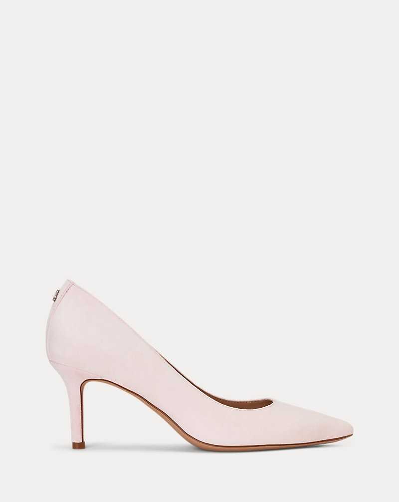 Tacones Ralph Lauren Lanette Suede Pump Mujer Rosas | KLCYNIM-85 - vista 1