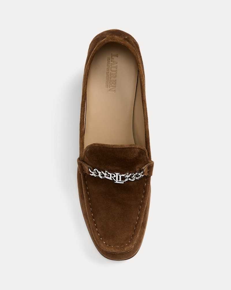Tacones Ralph Lauren Winslet Suede Pump Mujer Tobacco | WRZTUKV-48 - vista 4