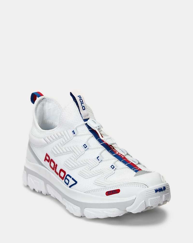 Tenis Ralph Lauren Adventure 300LT Hombre Blancos | AZUGIWX-56 - vista 2
